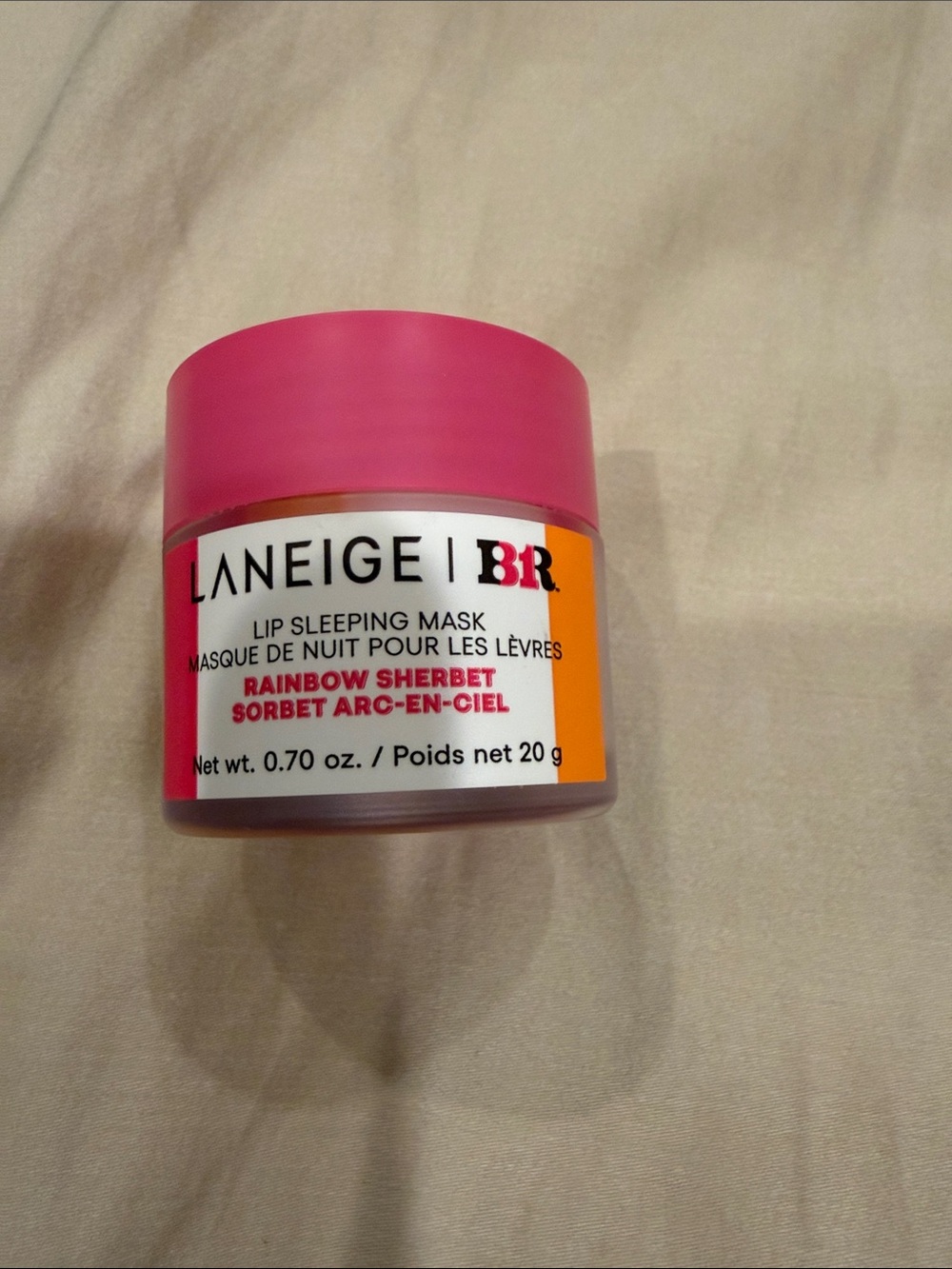 LANEIGE Pink Lip Sleeping Mask - Rainbow Sherbet Edition